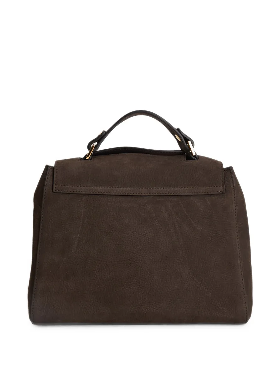 logo-lettering leather tote bag 2