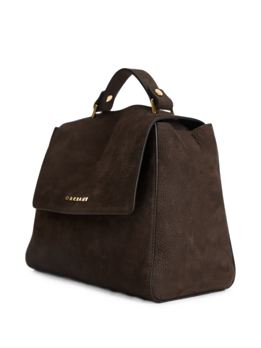 logo-lettering leather tote bag 3