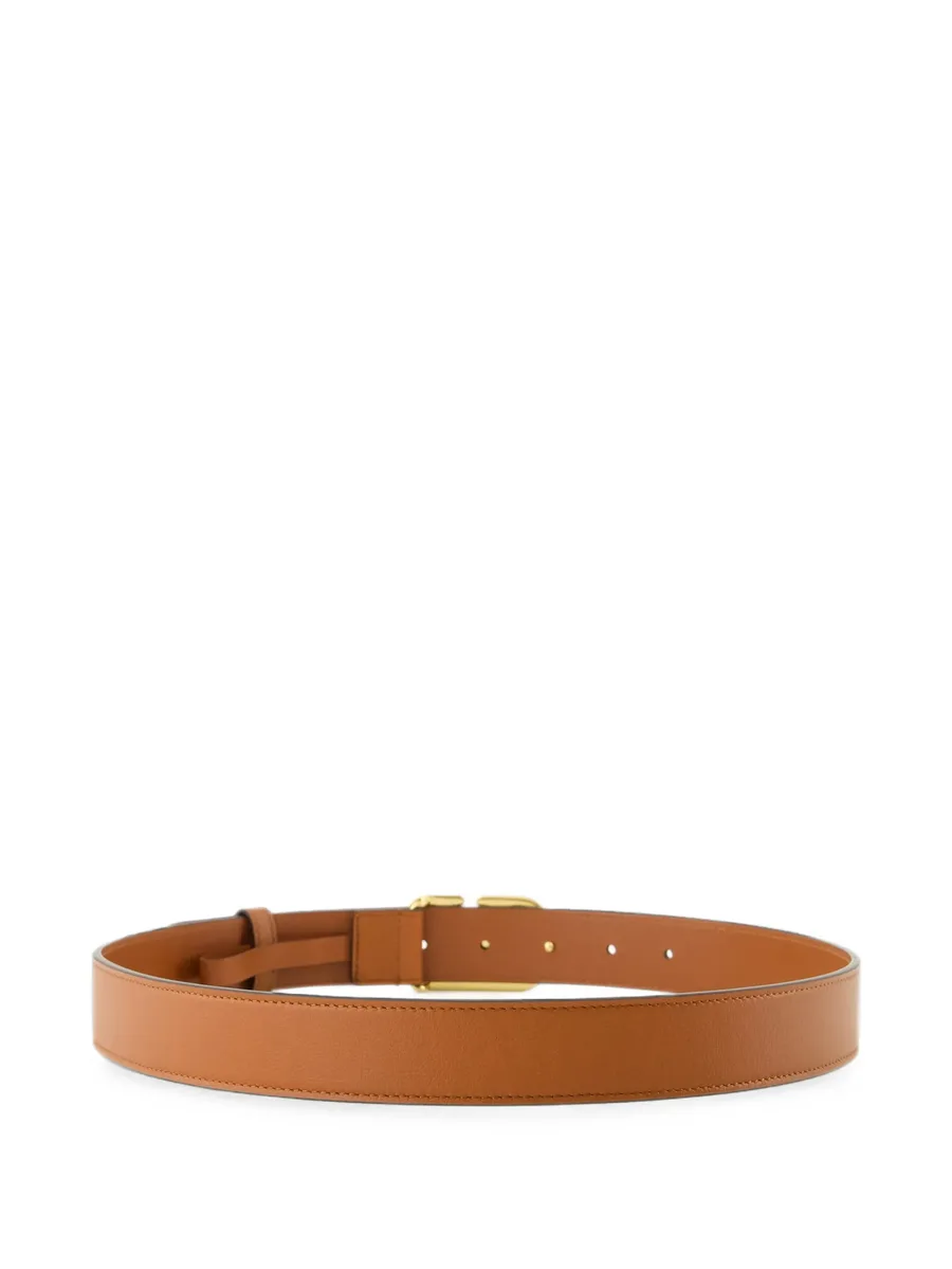 VLogo leather belt 2