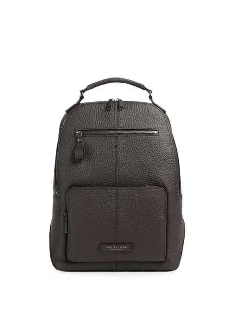 Manfredi pebbled leather backpack