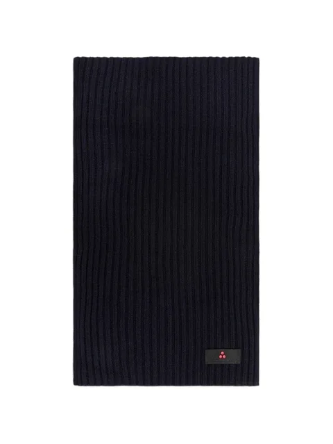 ribbed-knit logo-patch set