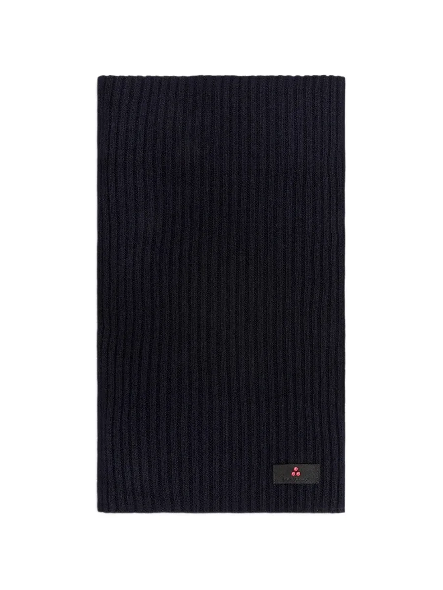ribbed-knit logo-patch set 1