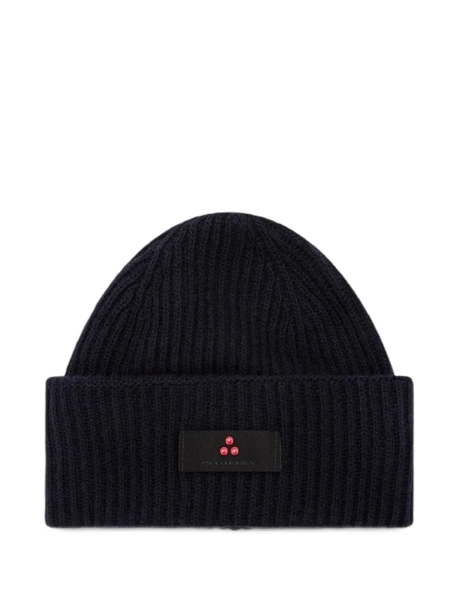 ribbed-knit logo-patch set 3
