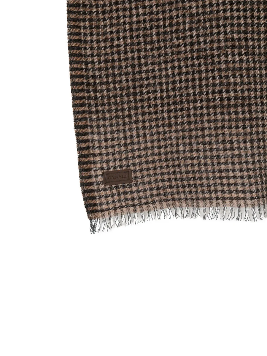 logo-patch scarf 2
