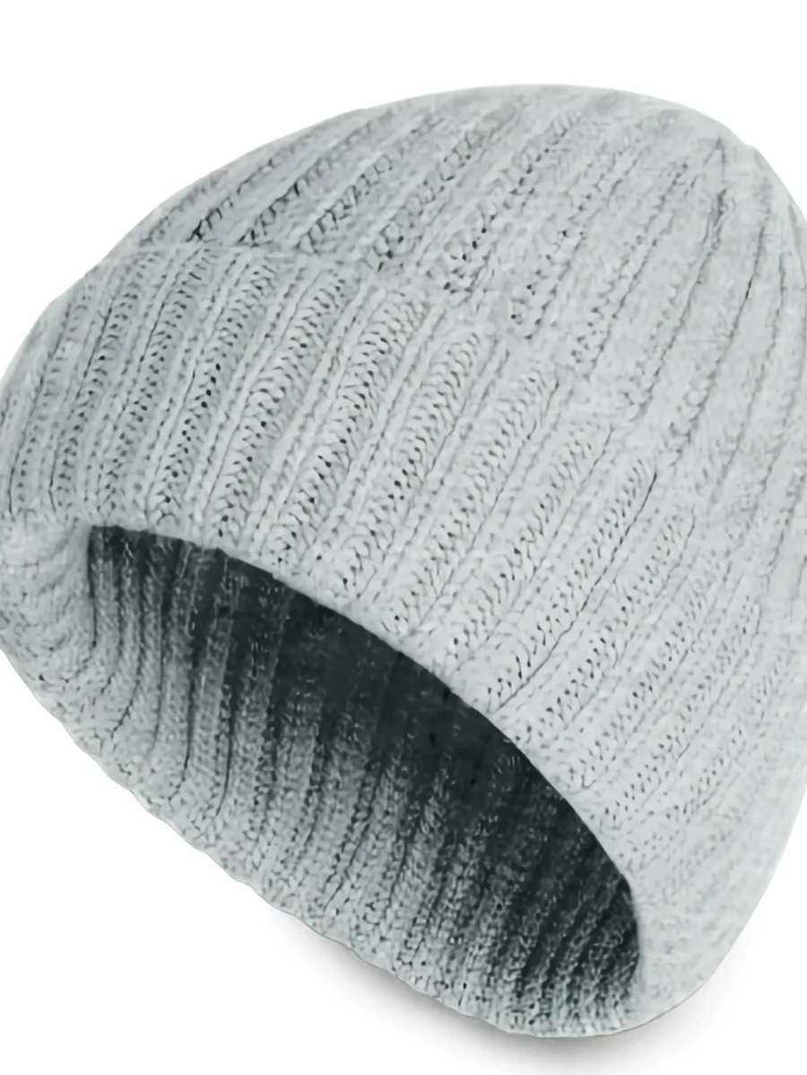 ribbed-knit beanie hat 2