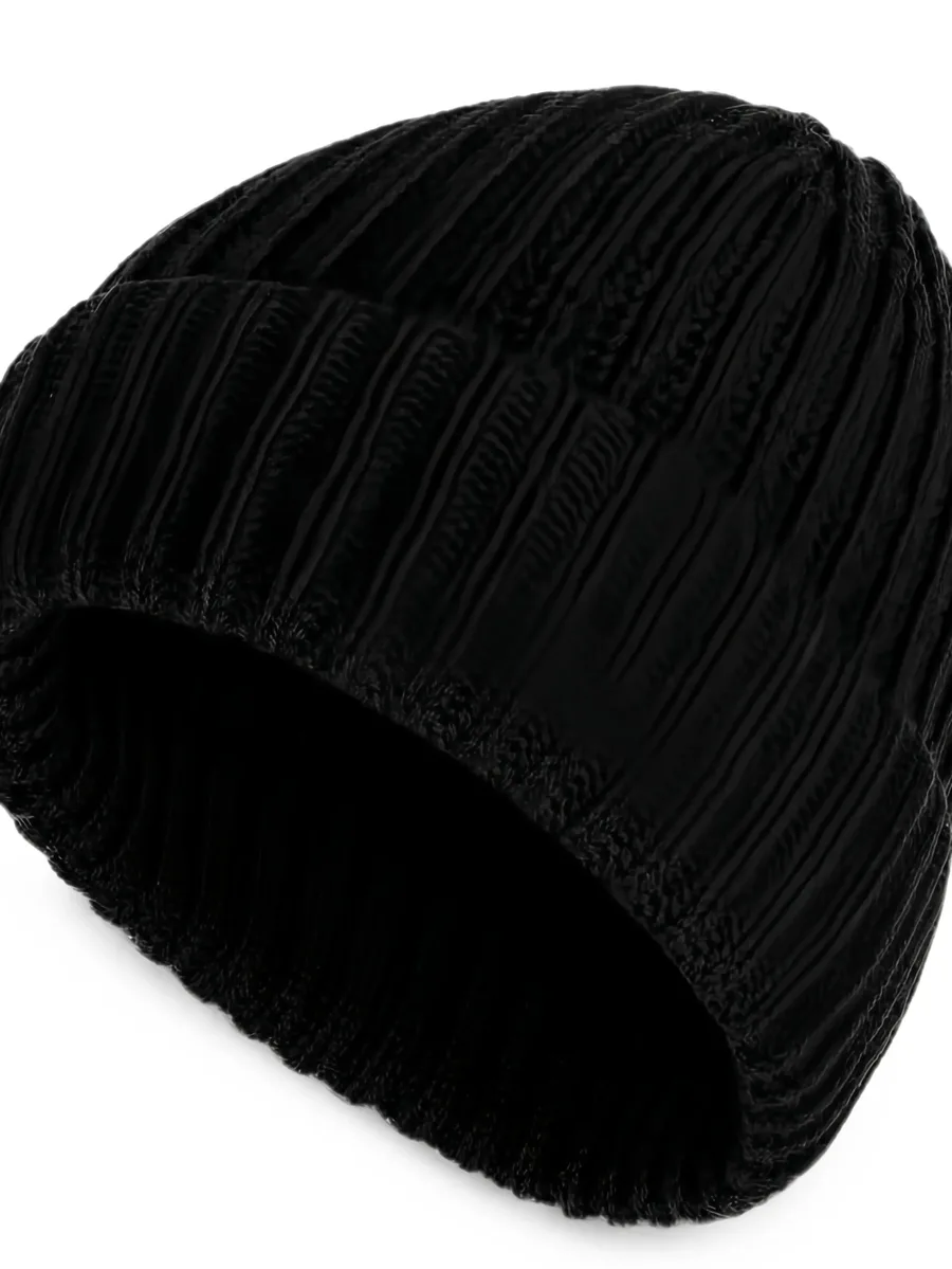 ribbed-knit beanie hat 2