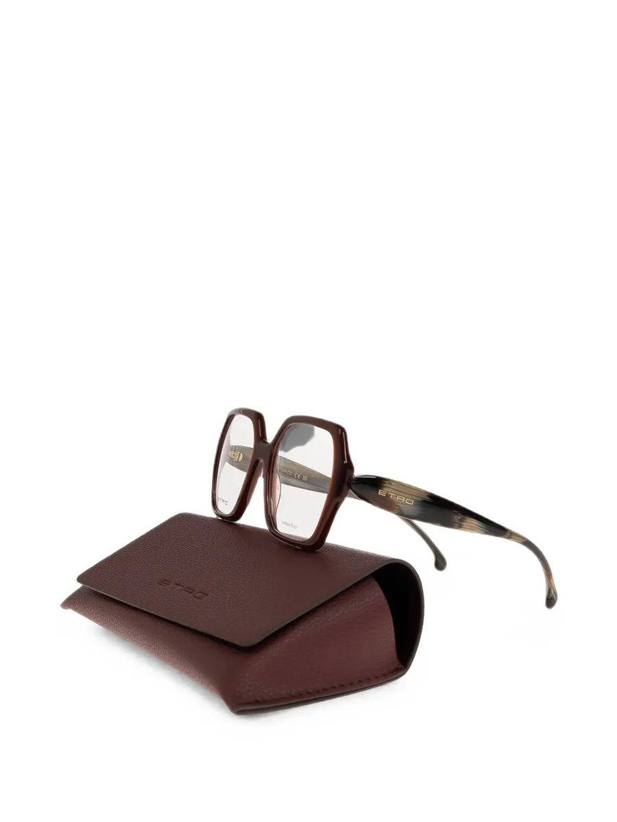 geometric-frame glasses 2