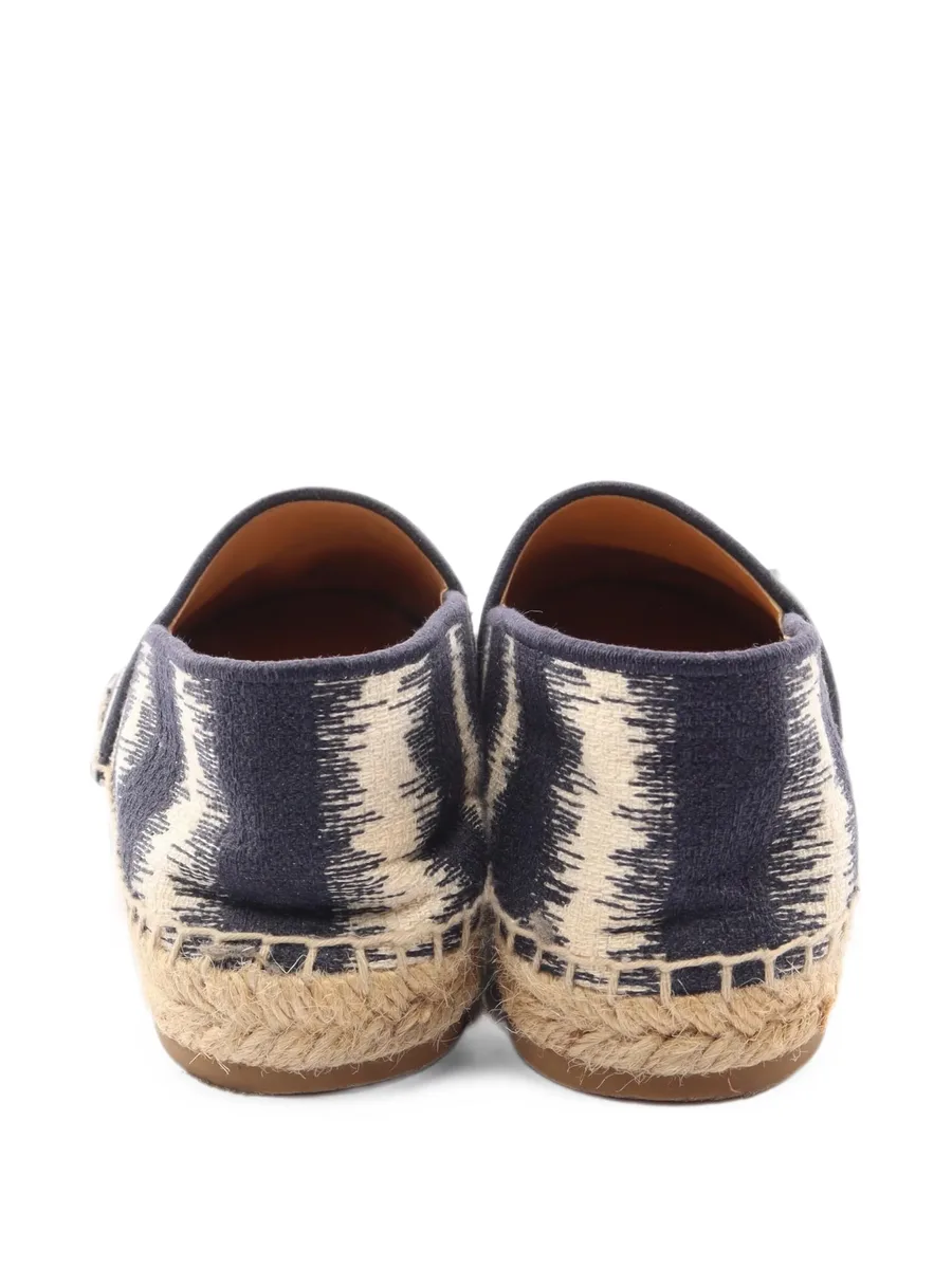 2000s Granville logo-embroidered flat espadrilles 4