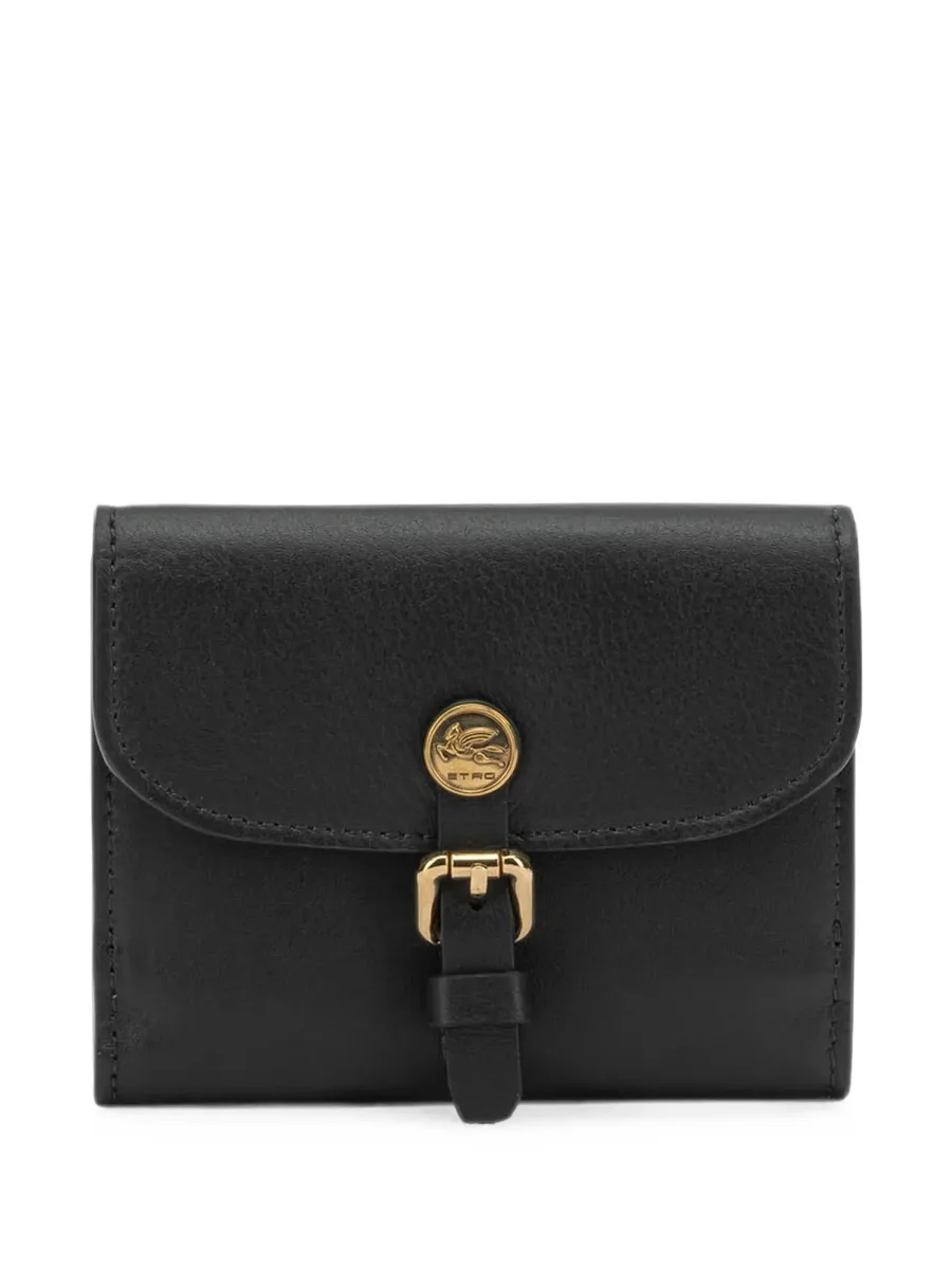 Pony buckle-detail leather wallet 1