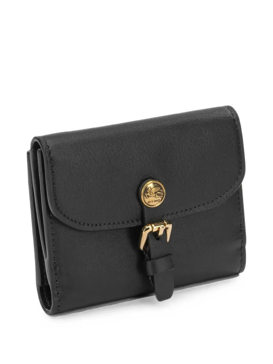 Pony buckle-detail leather wallet 3