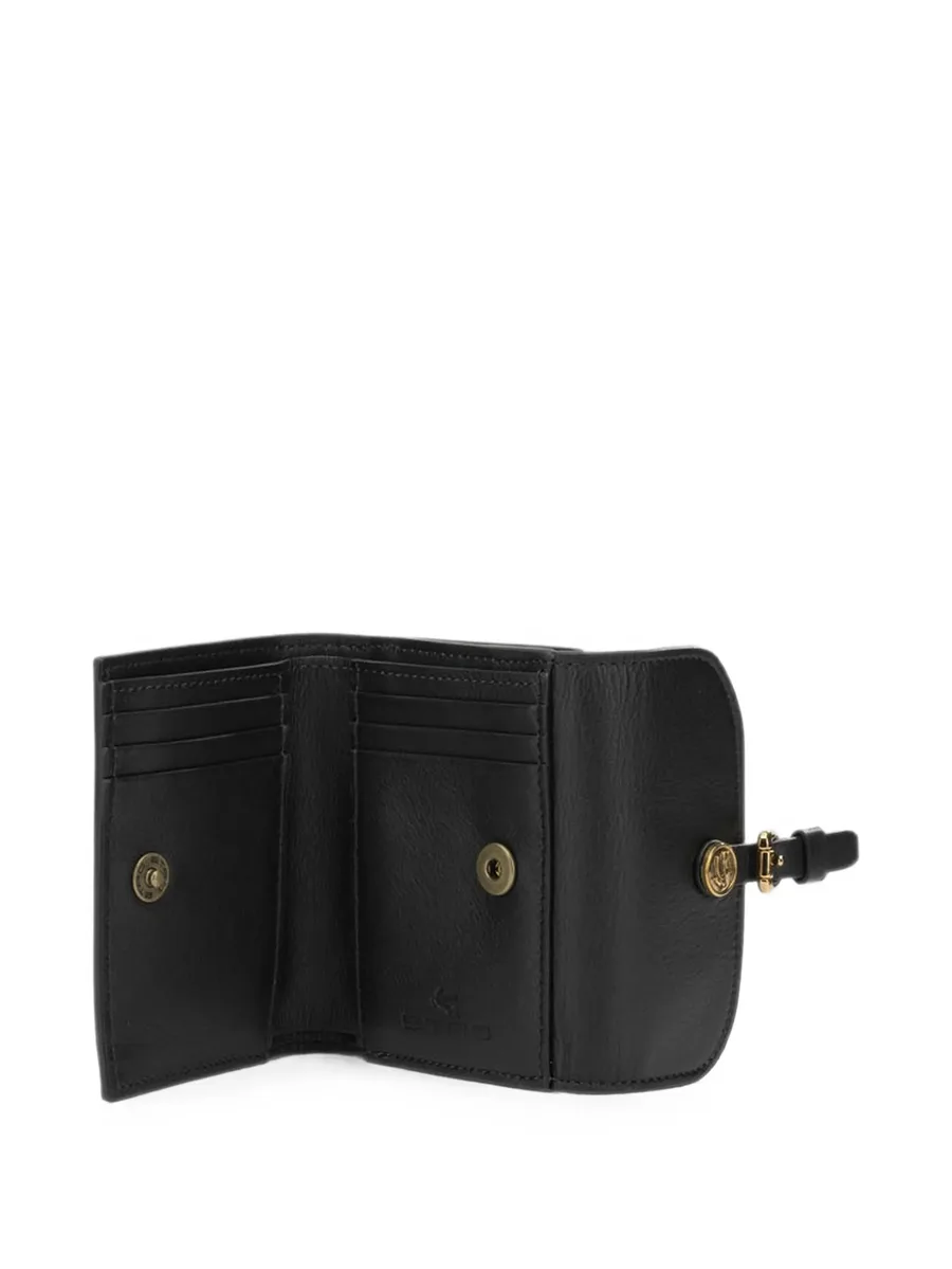 Pony buckle-detail leather wallet 4