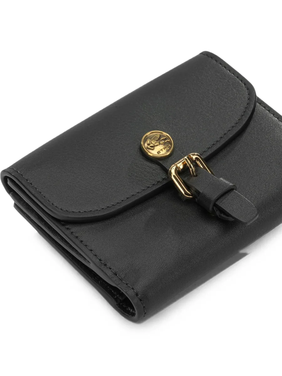 Pony buckle-detail leather wallet 7