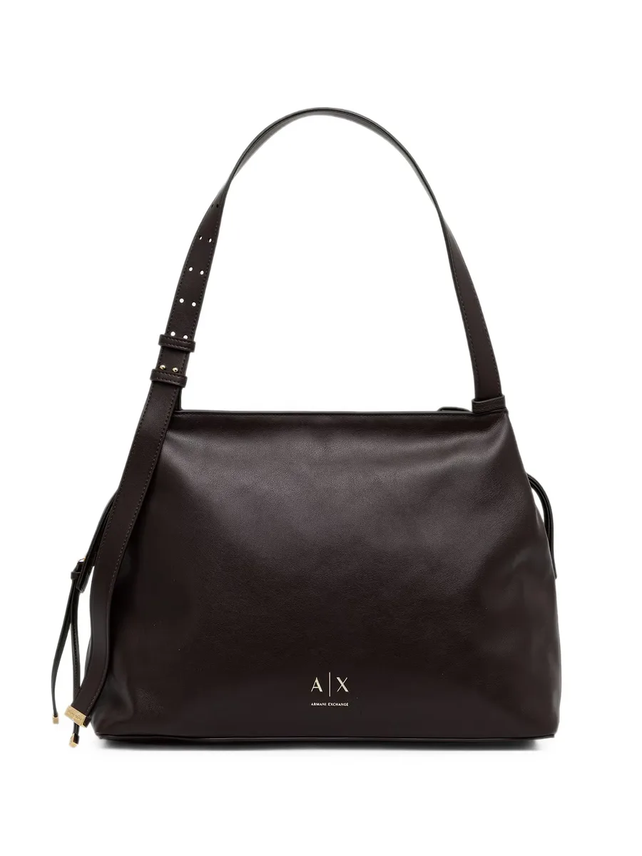 logo-plaque shoulder bag 1