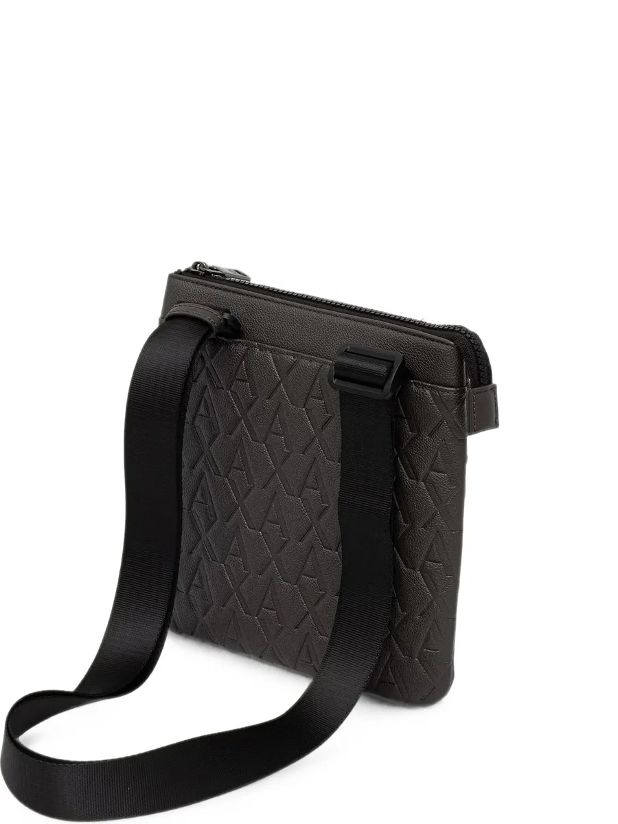 logo-embossed cross body bag 1