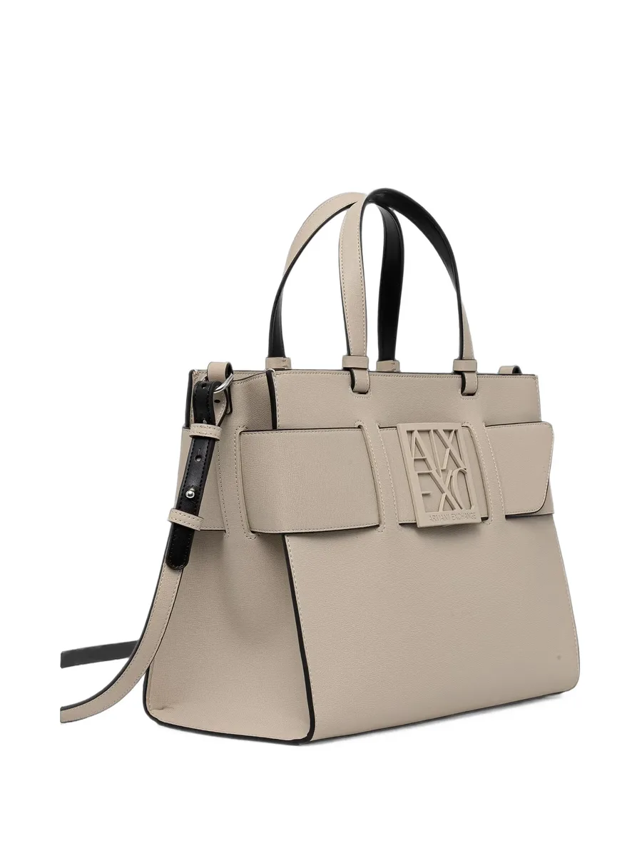 logo-plaque tote bag 2
