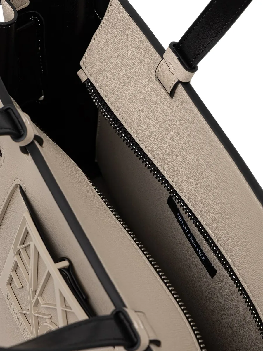 logo-plaque tote bag 5