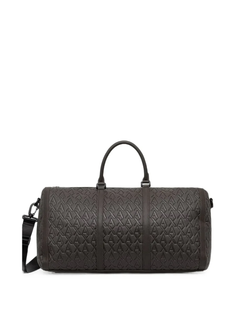 all-over logo-embossed holdall 2
