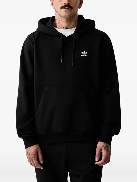 logo-embroidered hoodie