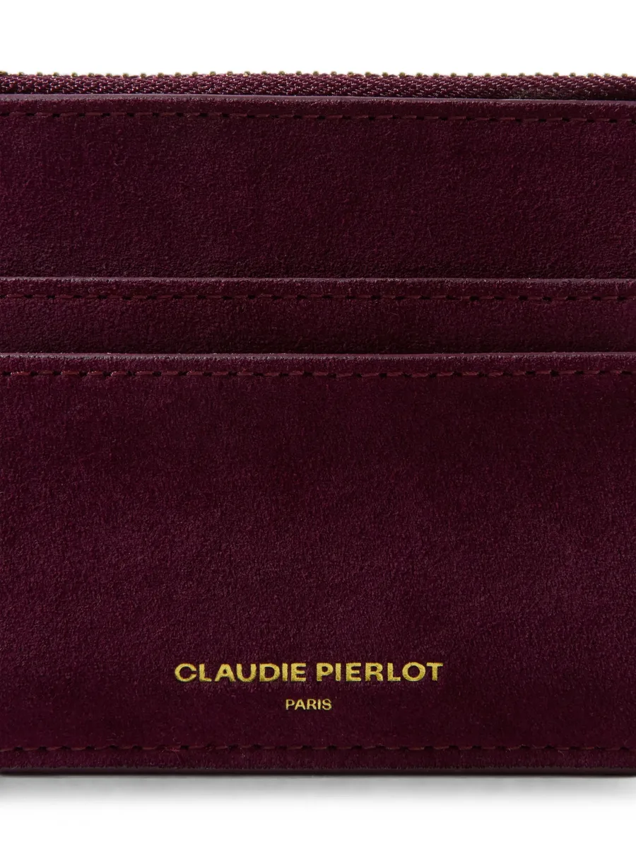 suede zipped card holder 4