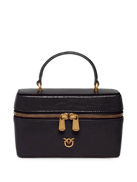 small crossbody bag in glossy leather
