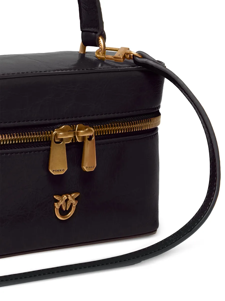 small crossbody bag in glossy leather 3