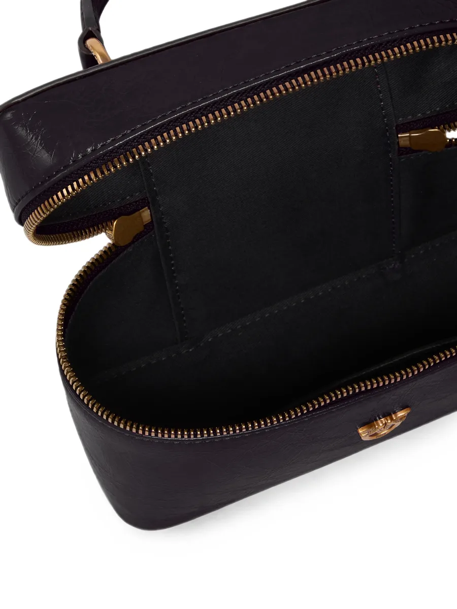 small crossbody bag in glossy leather 4