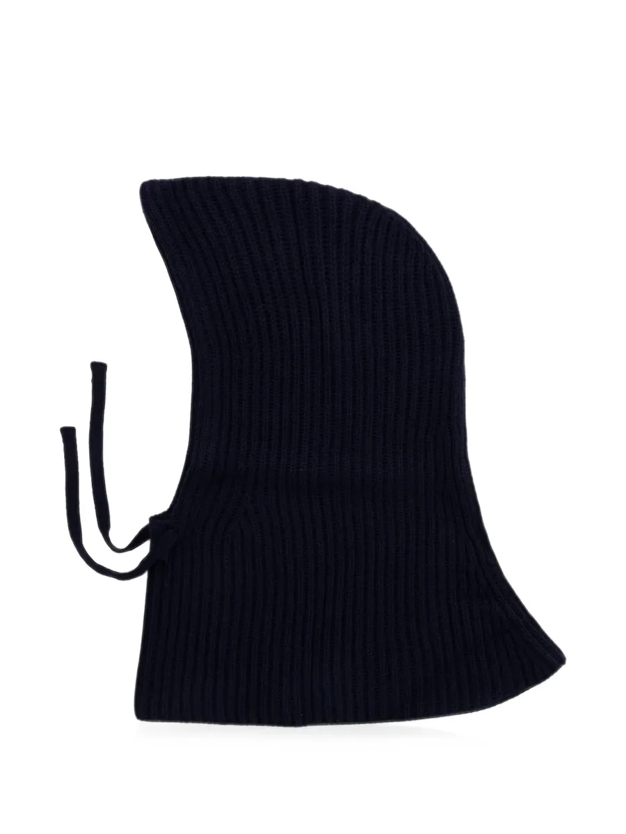 ribbed-knit balaclava 1