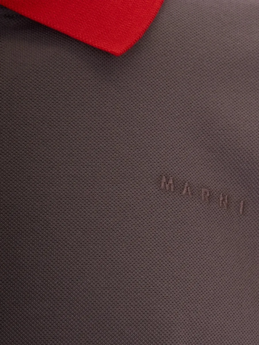 logo-embroidered polo shirt 3