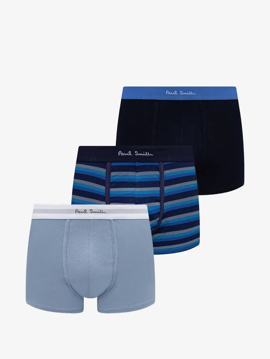 logo-waistband striped boxers (set of three) 1