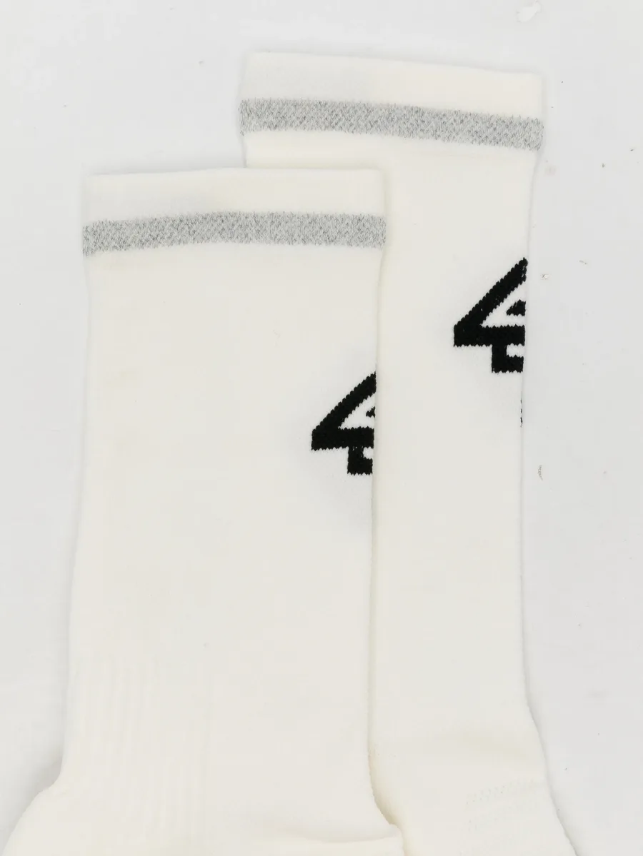 logo-intarsia ribbed-knit socks 2
