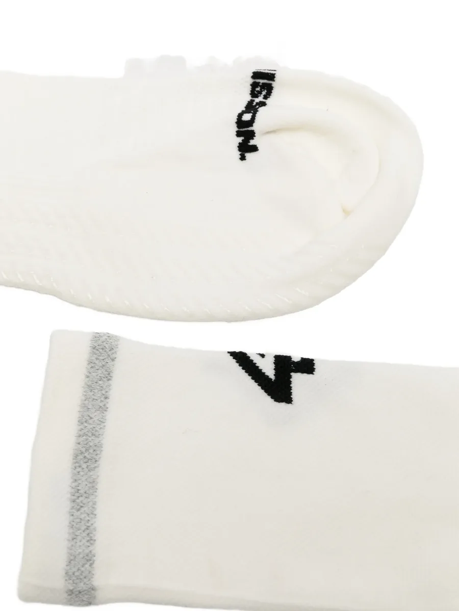 logo-intarsia ribbed-knit socks 3
