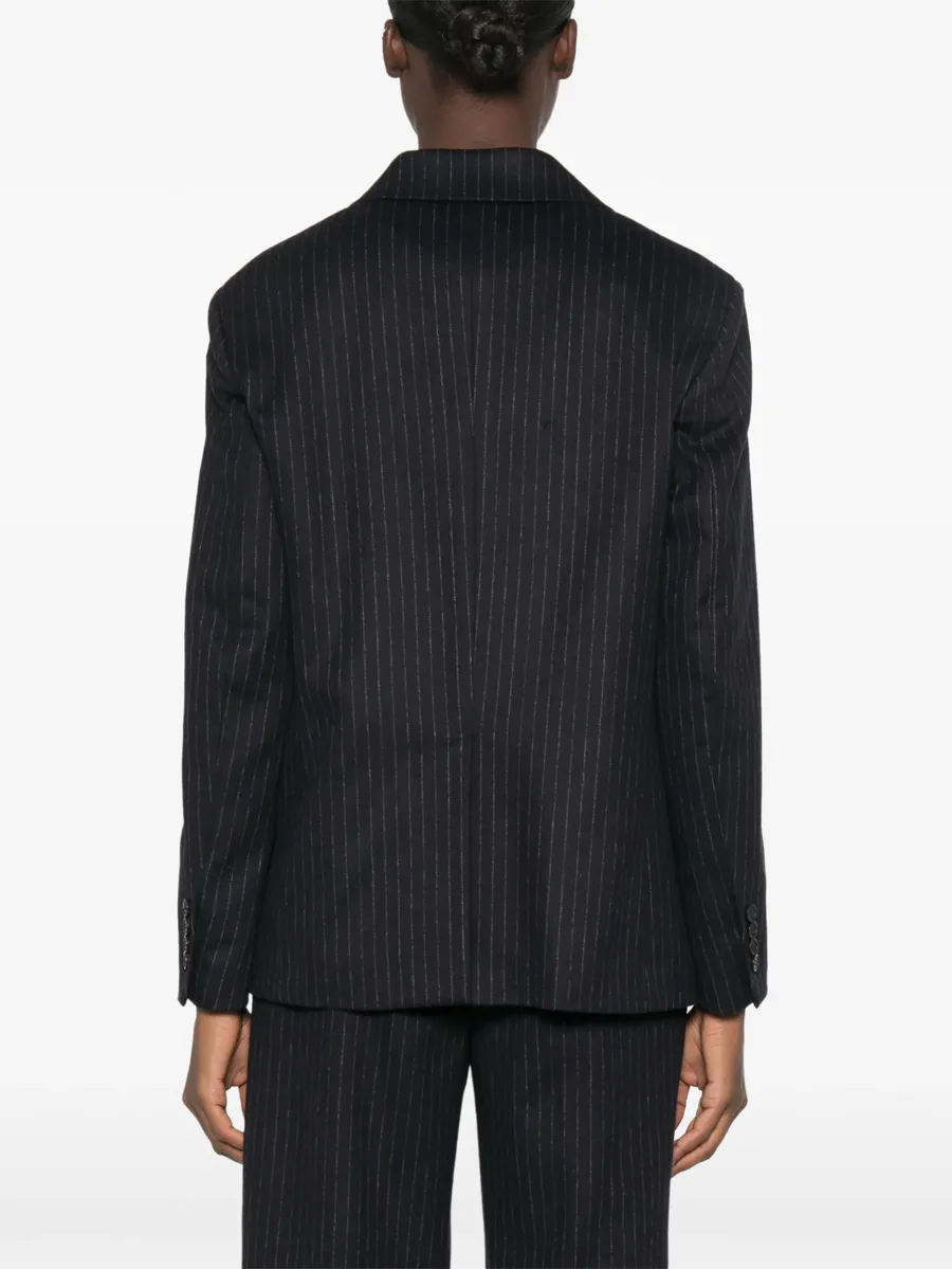 pinstripe-pattern blazer 5