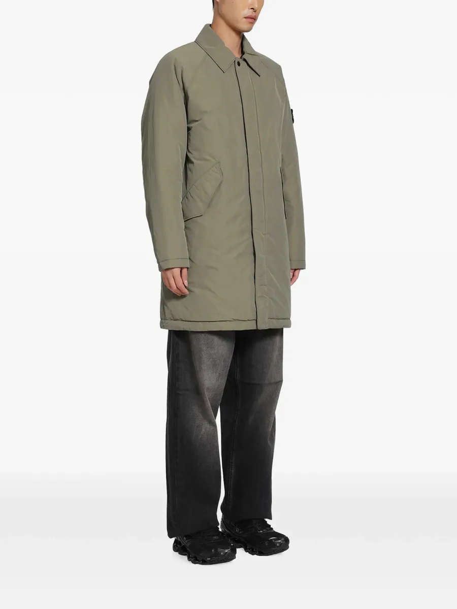 logo-patch raglan-sleeve coat 2