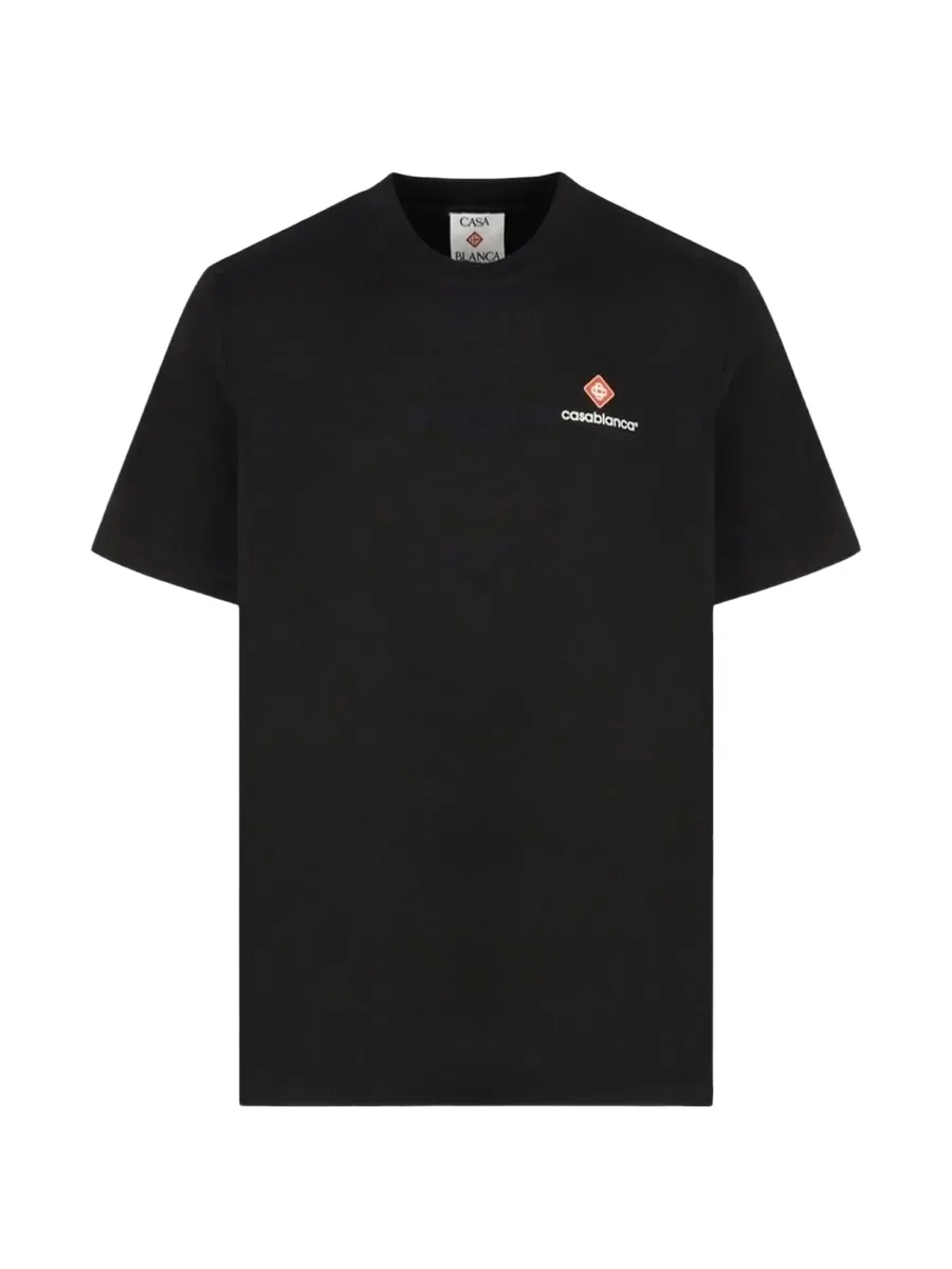 Casablanca Core Logo 3D Printed T-Shirt Black 1