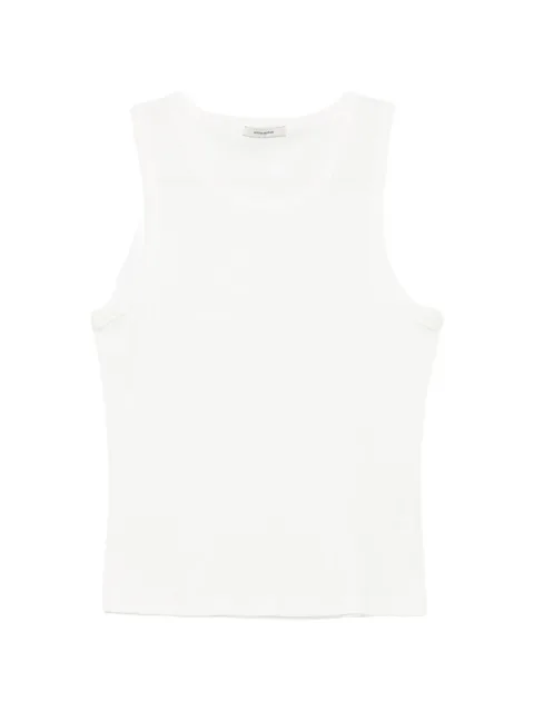 ribbed-knit tank top