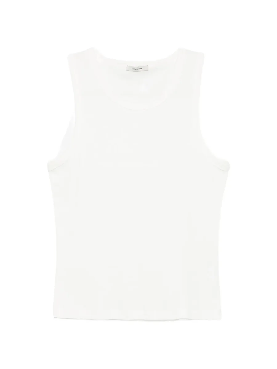 ribbed-knit tank top 1
