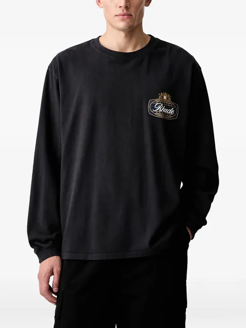 logo-print long-sleeve T-shirt