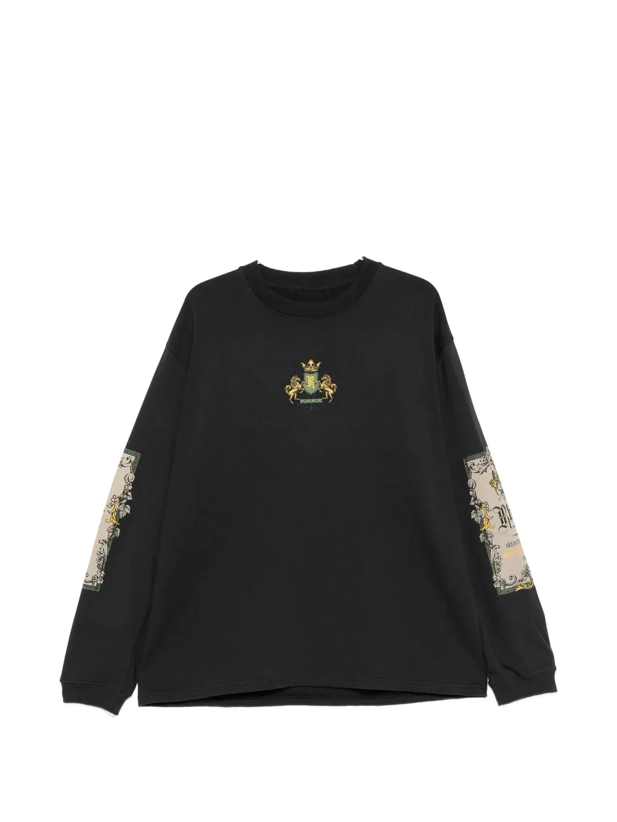Bordeaux Reserve graphic-print long-sleeve T-shirt 1