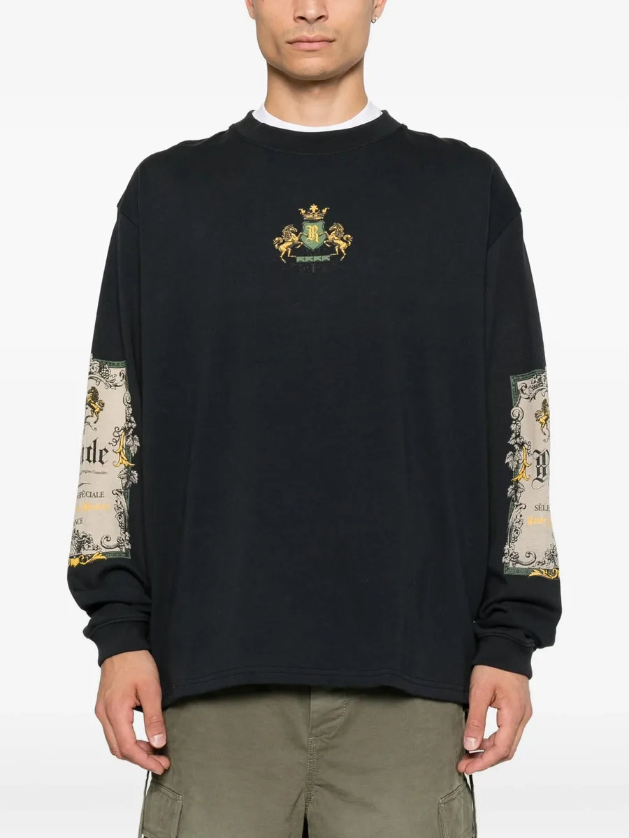 Bordeaux Reserve graphic-print long-sleeve T-shirt 4