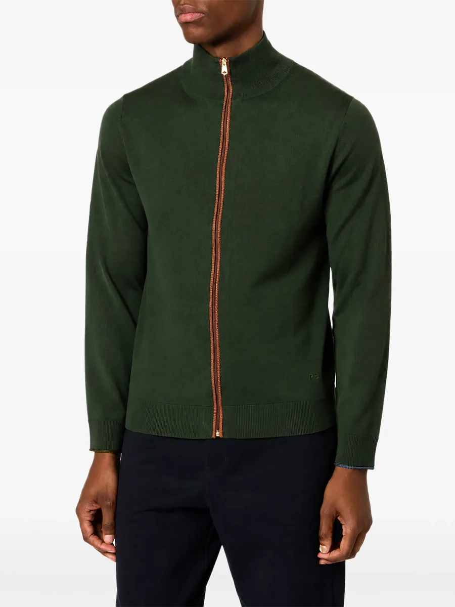 zip-up merino-wool cardigan 2