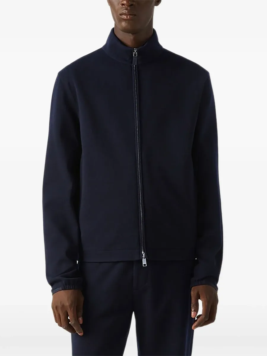 zip-up high-neck sweater 1