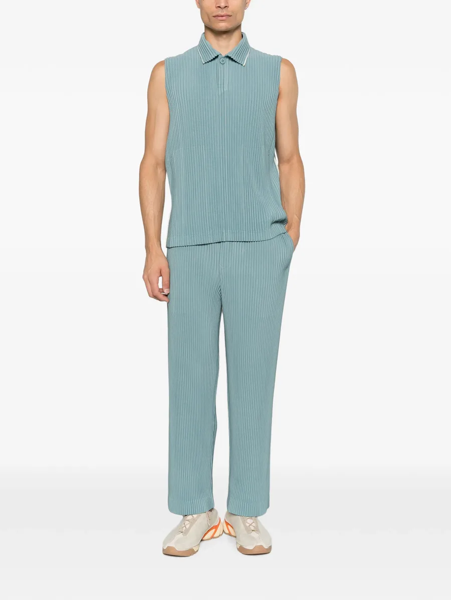 pleated sleeveless sweater 2
