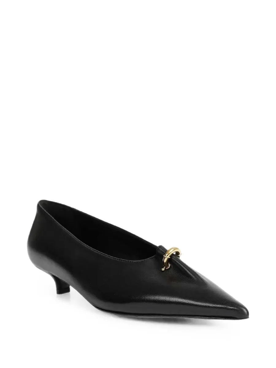 Pierced nappa pumps 2