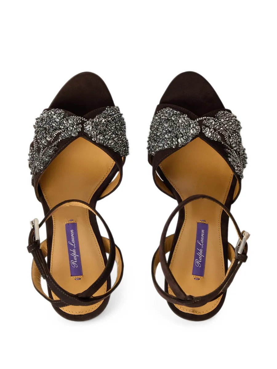 Ryne bead-embroidered heeled sandals 3