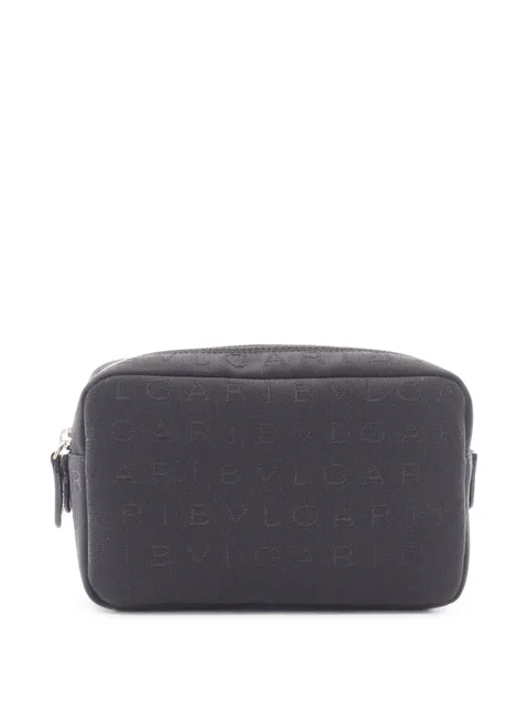 2010s Logomania zip-fastening pouch bag