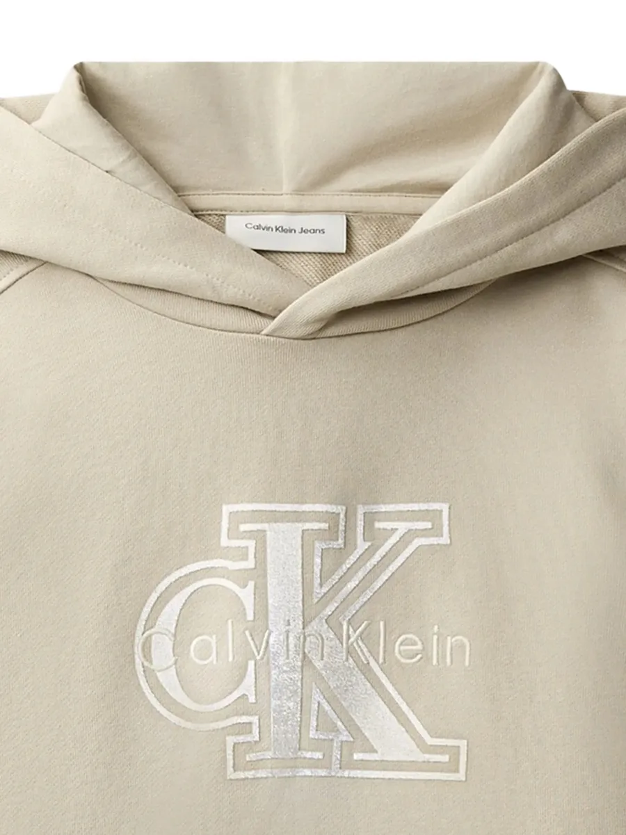 logo-embroidered hoodie 2