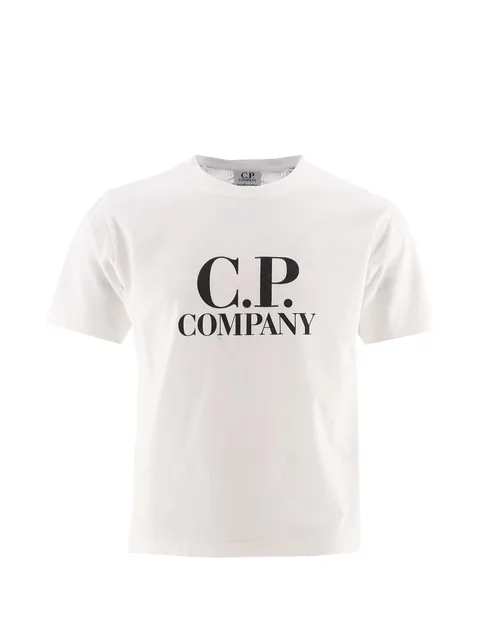 logo and goggle-print T-shirt