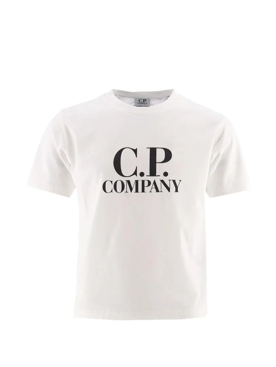 logo and goggle-print T-shirt 1