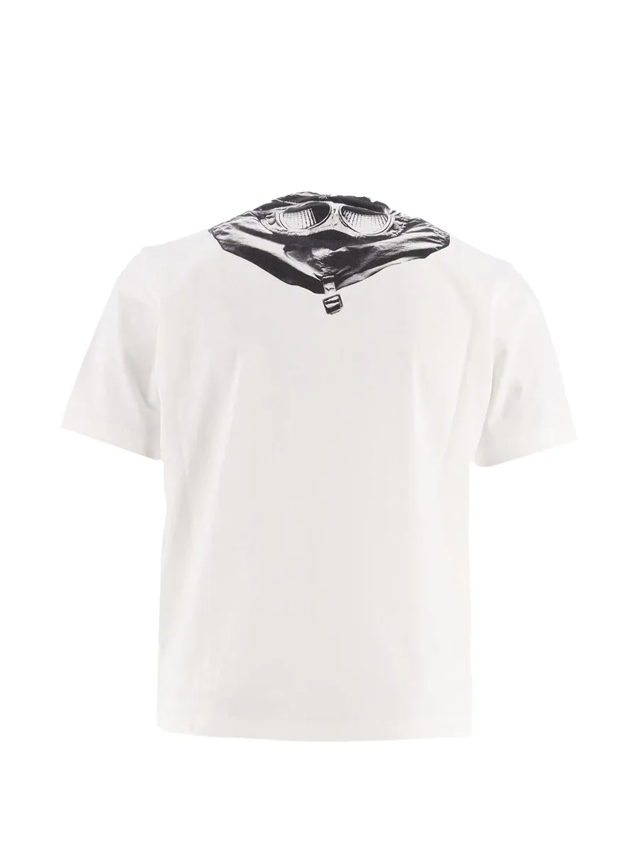 logo and goggle-print T-shirt 2