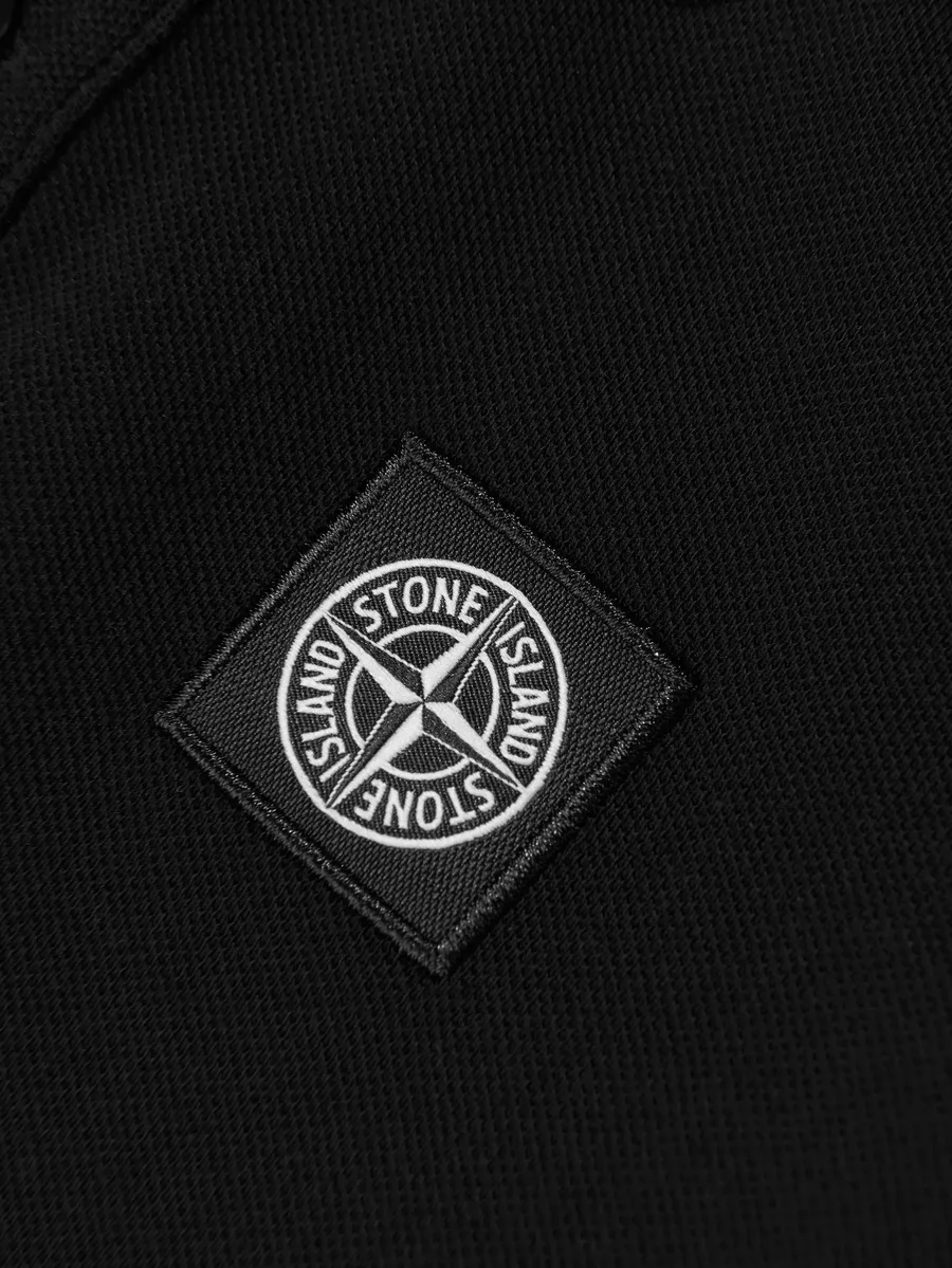 logo-patch long-sleeve polo shirt 3
